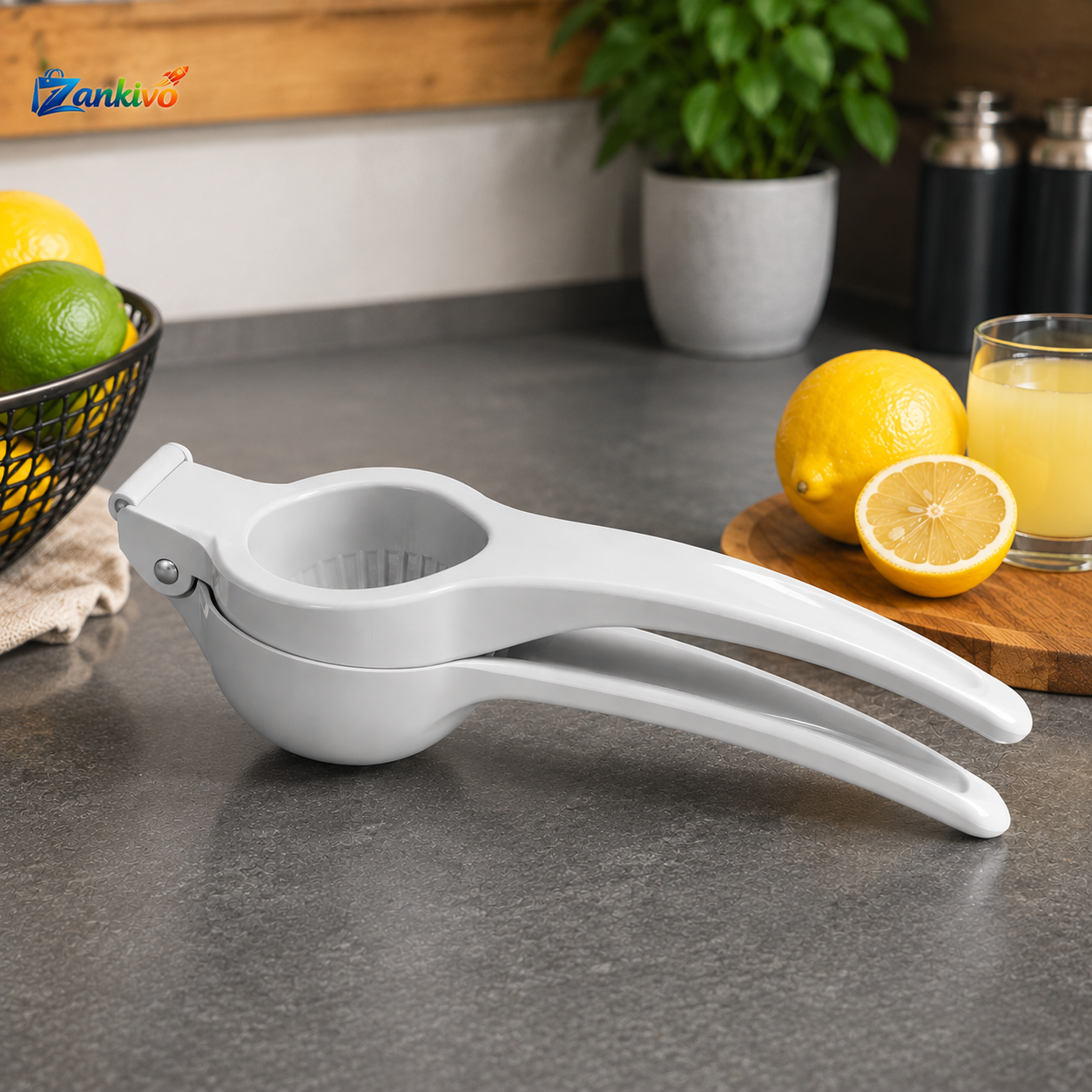 Premium Manual Citrus Lemon Squeezer | Heavy Duty Hand Lemon Juicer | Easy Juice Extractor for Kitchen
