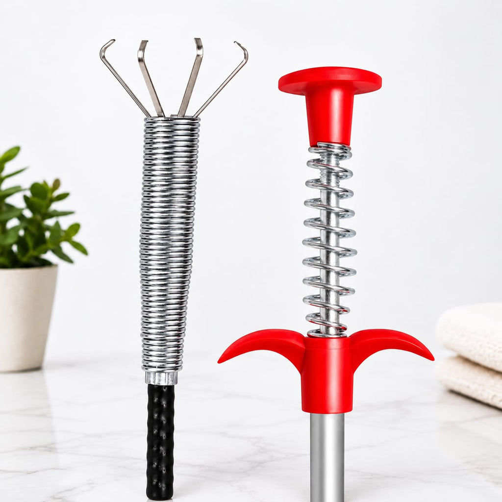 Flexible Drain Cleaner Grabber | Hair & Clog Removal Tool for Bathroom & Kitchen