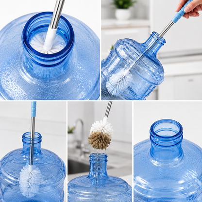Water Bottle Cleaning Brush with Long Handle | Deep Clean Bottle Scrubber