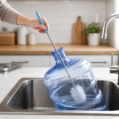 Water Bottle Cleaning Brush with Long Handle | Deep Clean Bottle Scrubber