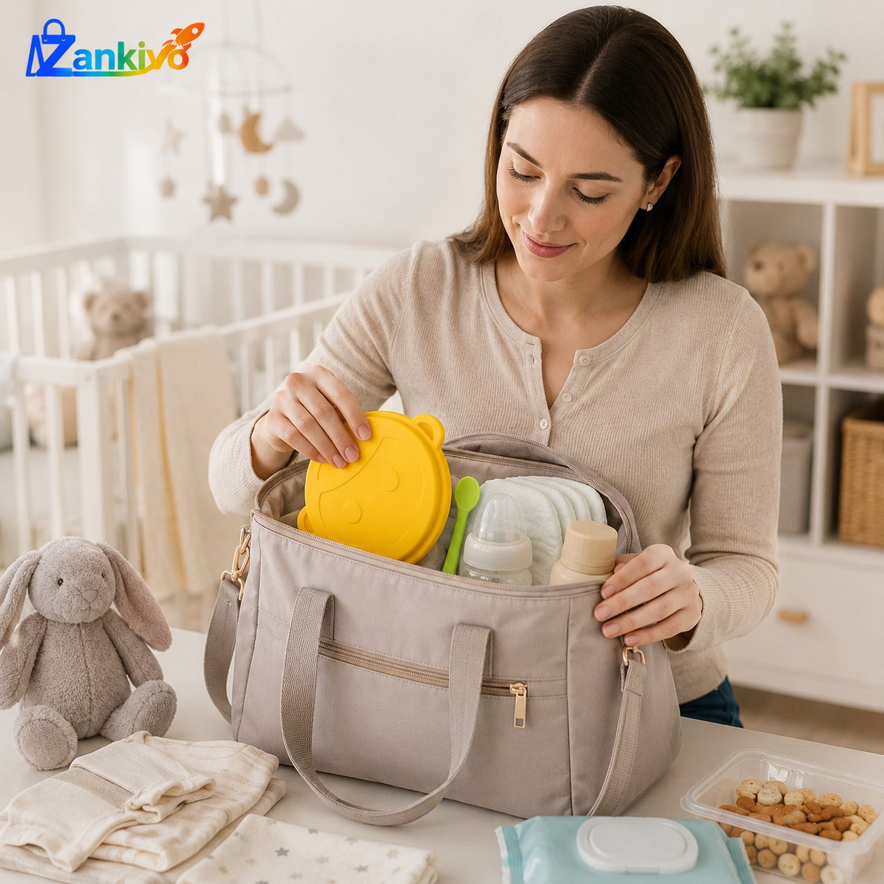 Baby Feeding Bowl with Suction Base & Spoon | BPA-Free Toddler Feeding Bowl