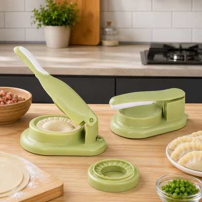 Dumpling Maker Press | Easy Dumpling, Momo & Empanada Maker Tool | Food Grade Kitchen Gadget