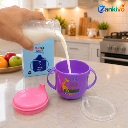 Shield Baby Classic Training Cup 180ml – BPA Free Sippy Cup with Spill-Proof Spout & Easy Grip Handles for Babies