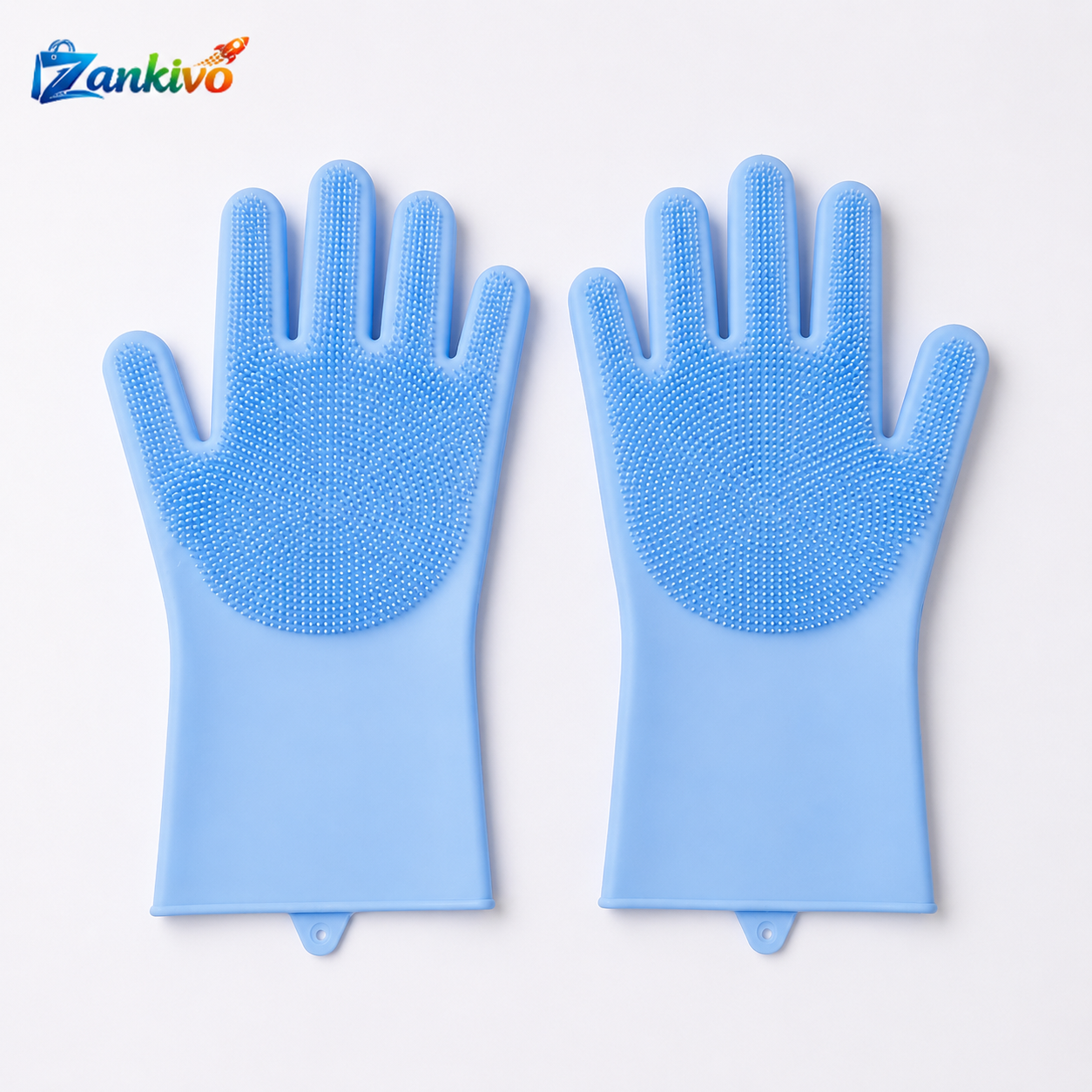 Silicone Cleaning Gloves | Heat Resistant Scrubbing Gloves for Kitchen & Household Cleaning