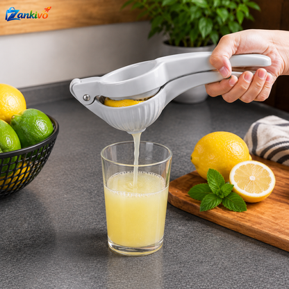 Premium Manual Citrus Lemon Squeezer | Heavy Duty Hand Lemon Juicer | Easy Juice Extractor for Kitchen