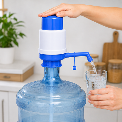 Hand Press Water Pump Dispenser | Easy Water Bottle Pump